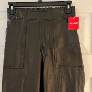 Spanx Faux Leather Joggers XS/TP